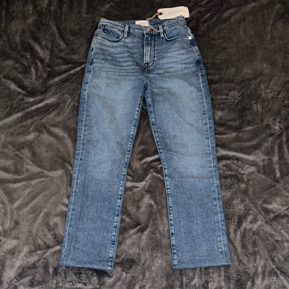 Frame Le Super High Straight Crop Jeans NWT